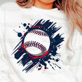 Baseball Player and Fan PNG design for t shirts apparel Sports graphic PNG for men women teens boys girls Support team digital file Graphic Tee – Soft Feel · Must-Have Style