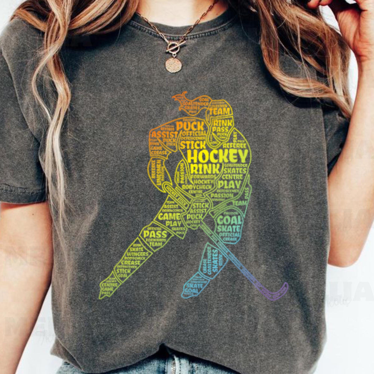 Ice Hockey Girl PNG Design for T shirts Stickers Apparel Sporty Digital Download for Hockey Enthusiasts Female Athletes and Sport Fan Graphic Tee – Bold Style · Great Gift For Fans