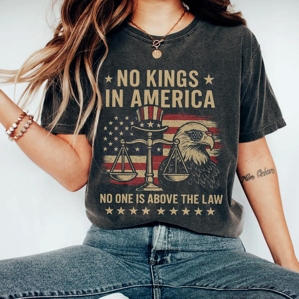 Rejecting Kings Since 1776 Shirt Anti Trump Shirt No Kings Anti fascist shirt Anti maga shirt Graphic Tee – Warm & Stylish · High-Quality Print
