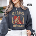 Red Rocks Denver Colorado Sweatshirt Unisex Crewneck Mountain Lover Gift Outdoor Apparel Colorado Souvenir Travel Music Festival tee Sweatshirt – Warm & Stylish · Top Pick For Any Outfit