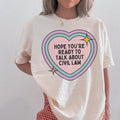 Civil Lawyer or Law School Student Tee Shirt Funny Saying Silly Cute Birthday Gift for Family Law Professor Contract Law Property Law Graphic Tee – Aesthetic Look · Great Gift For Fans