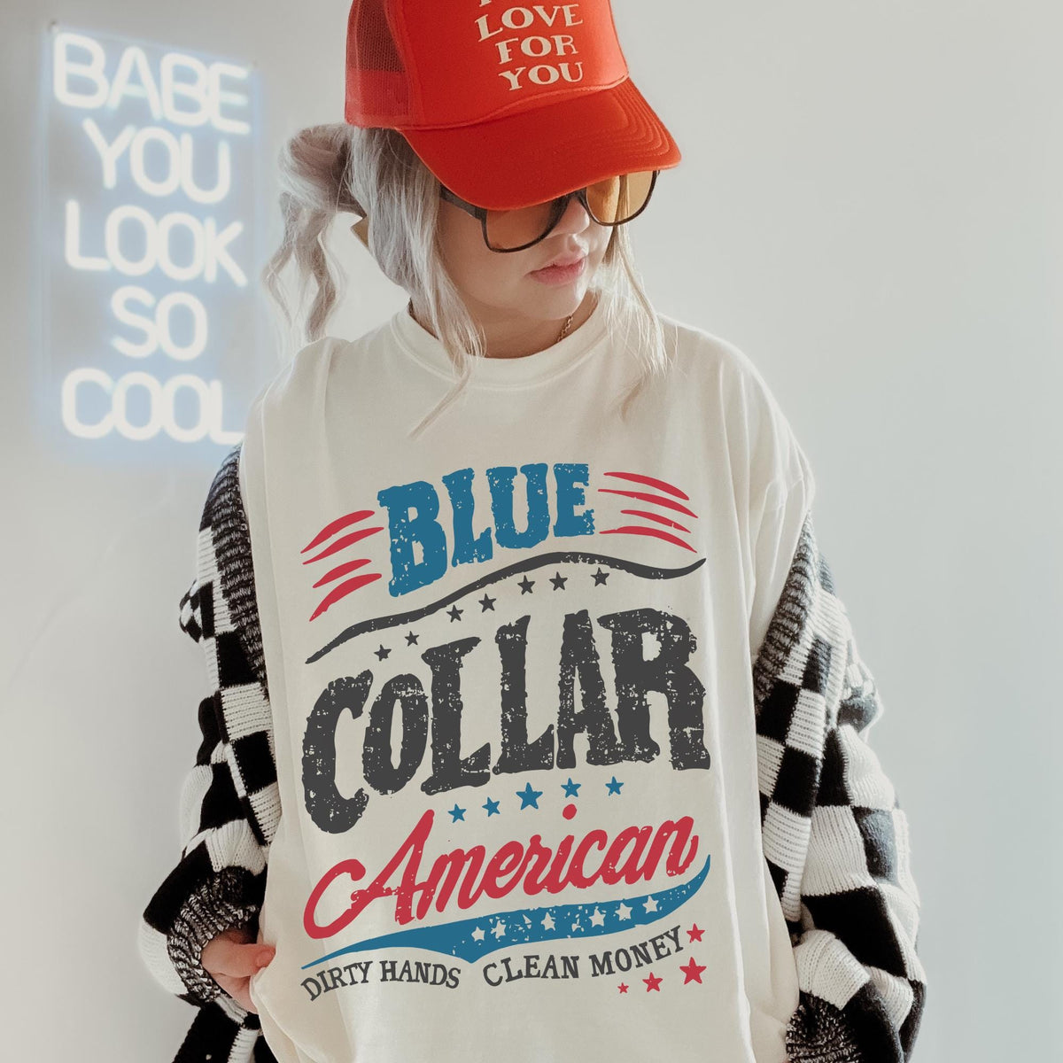 Comfort Colors Blue Collar Shirt Blue Collar Wife Trendy Aesthetic Shirt Lineman Shirt Country Living Gift Blue Collar Tee Graphic Tee – Feel-Good Design · Must-Have Style