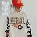 Feral Flaming Eight Ball Shirt Western Tshirt Eight Ball Tshirt Feral Tshirt Feral Tee Western Graphic Tee 8 Ball Graphic Tee – Warm & Stylish · Trending Graphic Apparel
