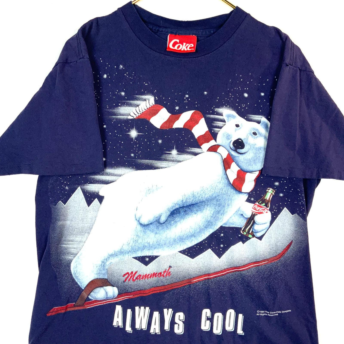 Vintage Coca Cola TShirt Large Made Usa Single Stitch 1994 Coke Polar Bear 90s Graphic Tee – Fan Favorite · Great Gift For Fans