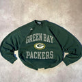 Vintage 90s Green Bay Packers Graphic Crewneck Sweater Pro Player Graphic Tee – Aesthetic Look · Great Gift For Fans