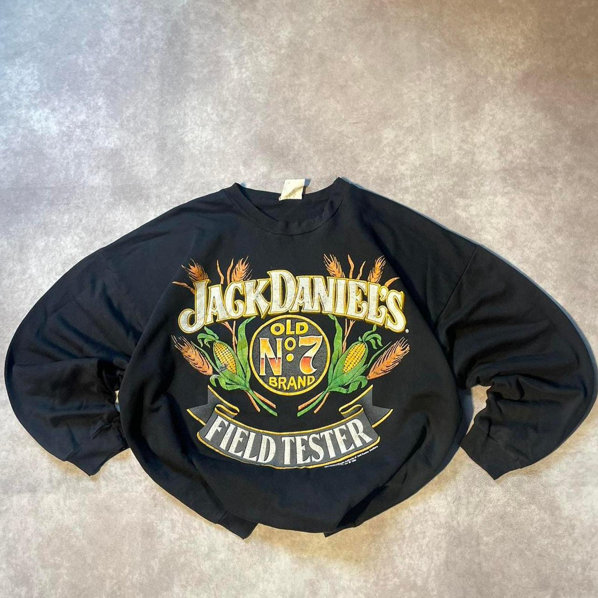Vintage 80s Jack Daniels Beer Graphic Crewneck Sweater Lightweight Graphic Tee – Everyday Comfort · High-Quality Print