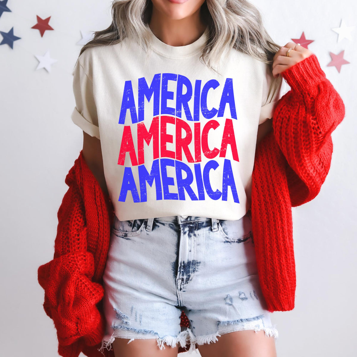 Retro America Shirt USA Patriotic Tee 4th of July Party TShirt Trendy Usa Celebration Shirt Graphic Tee – Feel-Good Design · Trending Graphic Apparel