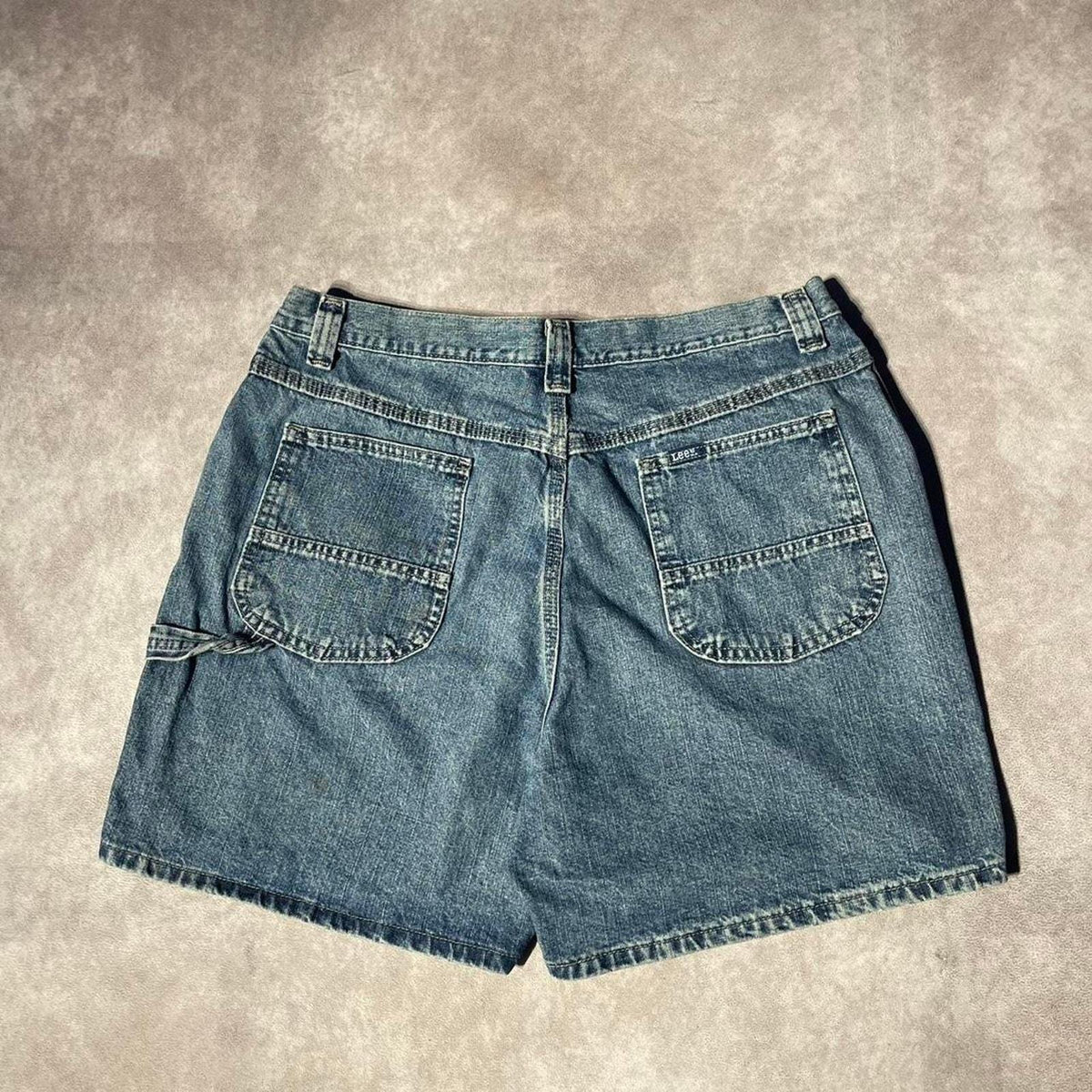 Vintage Lee Tab Jorts Jean Shorts Summer Closet Essential Graphic Tee – Aesthetic Look · Trending Graphic Apparel