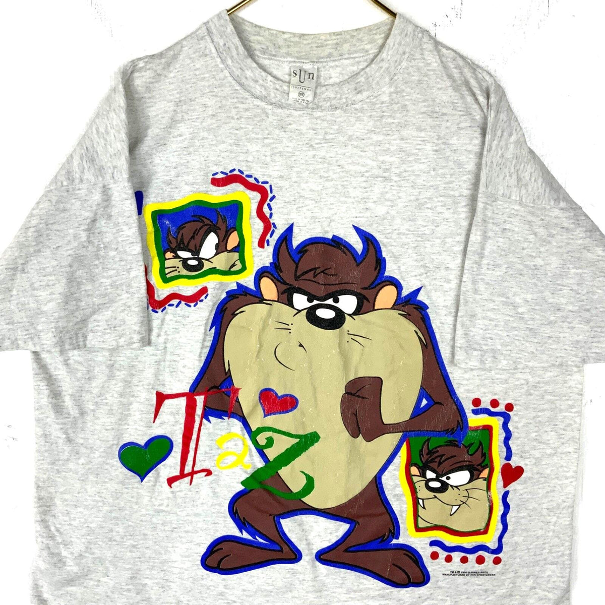 Vintage Taz Looney Tunes TShirt Women39s 2XL Gray Made Usa Cartoon 1994 90s Graphic Tee – Premium Graphic · Trending Graphic Apparel