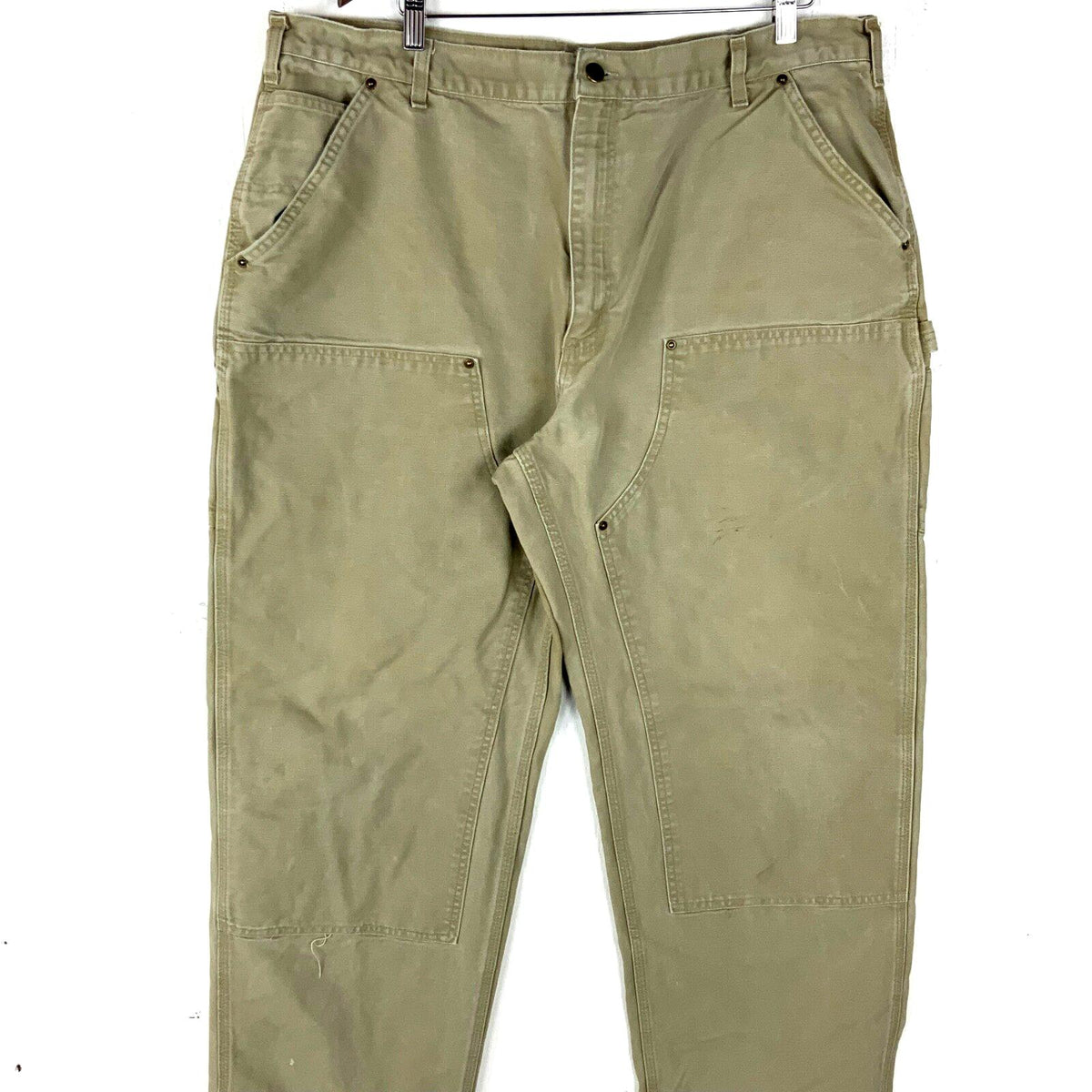 Carhartt Double Knee Dungaree Canvas Workwear Pants Size 42x32 Beige Graphic Tee – Premium Graphic · Top Pick For Any Outfit