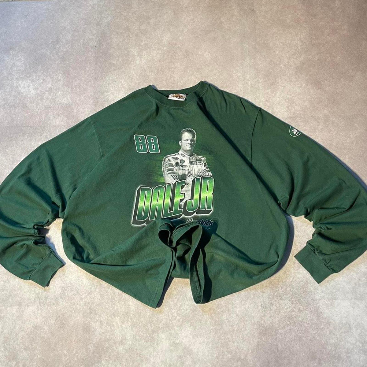 Vintage Dale Jr NASCAR Car Long Sleeve Shirt Graphic Tee – Soft Feel · Perfect For Daily Wear
