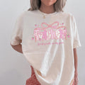 First Grade Teacher Tee Shirt for First Grade Squad or Crew Floral Boho Strawberry TShirt with Messy Coquette Bow Fruit Lover Teacher Graphic Tee – Warm & Stylish · Trending Graphic Apparel