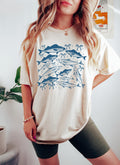 Retro Sardine Shirt Funny Fish Graphic Tee Vintage Coastal T Shirt Summer Beach Vibes Gift Coastal Boho Aesthetic Shirt Graphic Tee – Aesthetic Look · Perfect For Daily Wear