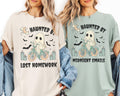 Funny Halloween Teacher Tee Shirt with Cute Spooky Ghost Silly High School Teacher Elementary Teacher TShirt School Librarian 1st Grade Graphic Tee – Premium Graphic · Great Gift For Fans
