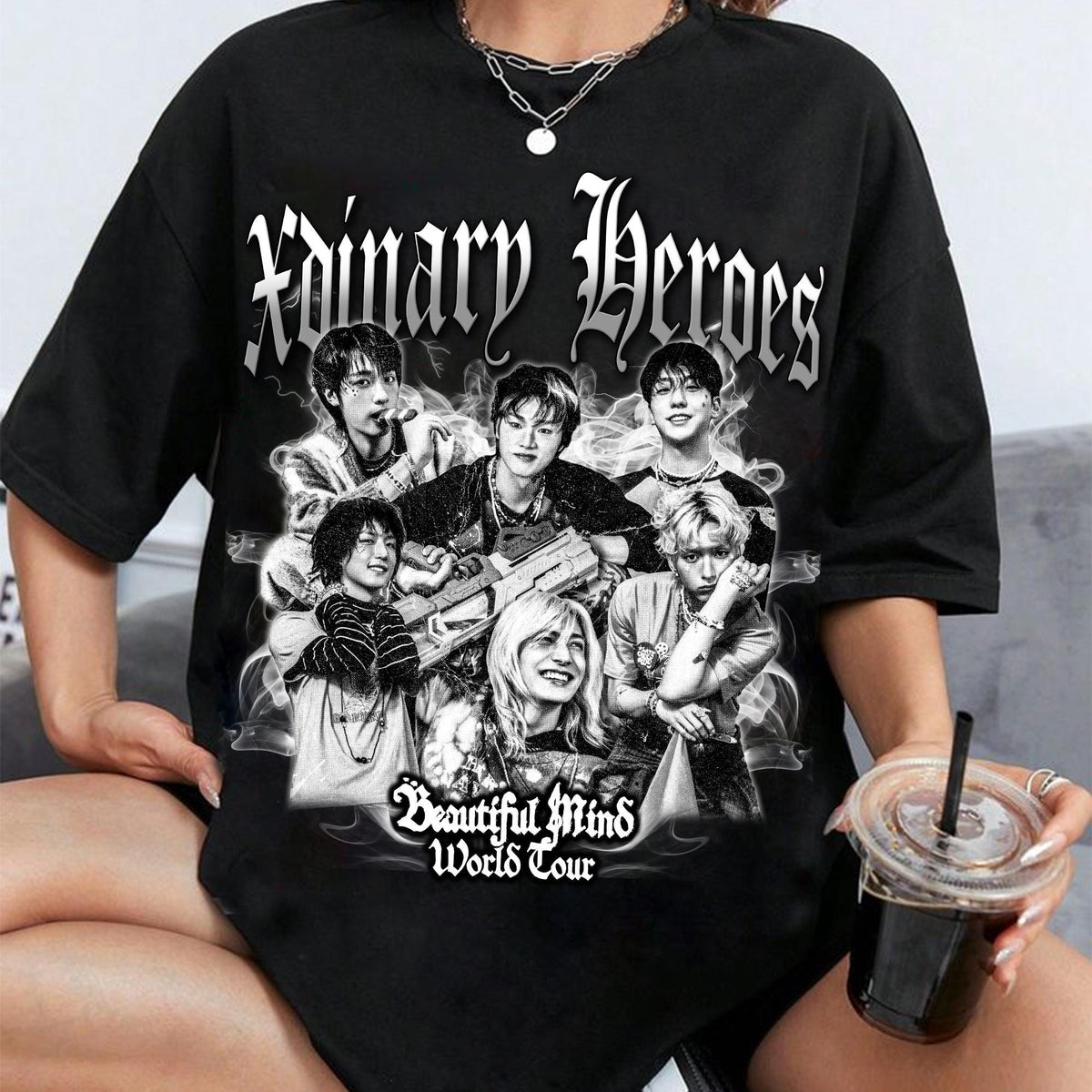 Retro Xdinary Heroes T shirt Xdinary Heroes Beautiful Mind World Tour 2025 Tee Beautiful Mind Album Xdinary Heroes Live and Fall Sweater Graphic Tee – Fan Favorite · High-Quality Print