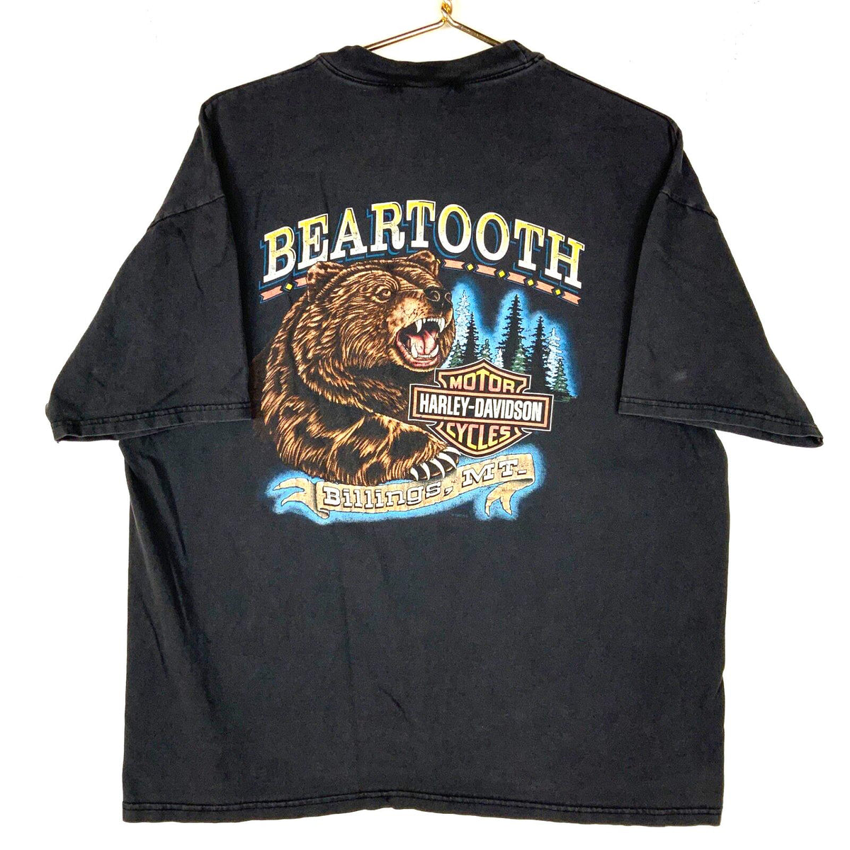 Vintage Harley Davidson TShirt XL Black 1998 Sportster Montana Usa 90s Graphic Tee – Premium Graphic · Great Gift For Fans