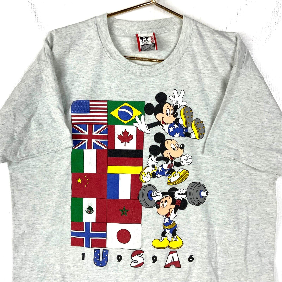Vintage Mickey Mouse Disney TShirt XL Gray Cartoon Epcot 1996 Usa Olympics 90s Graphic Tee – Cozy Vibes · Great Gift For Fans