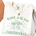 Funny Fayetteville Arkansas Tee Shirt Raise a Glass for Fayetteville Arkansas Silly Northwest Arkansas Tee for Friend Moving to NWA Graphic Tee – Aesthetic Look · High-Quality Print