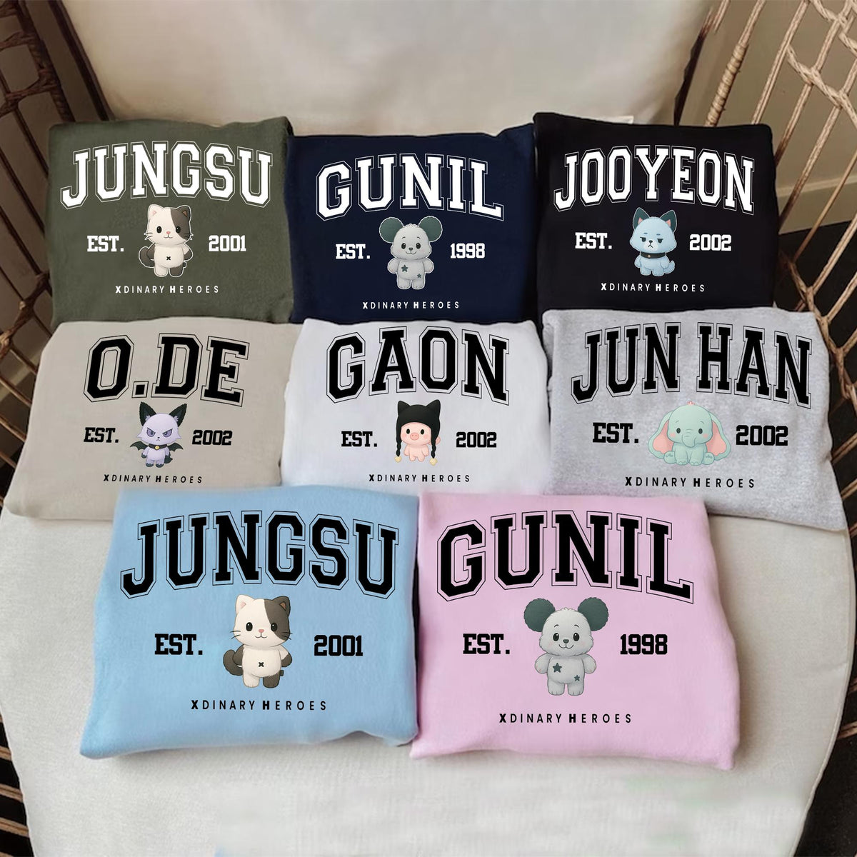 Xdinary Heroes Members Sweatshirt Xdinary Heroes Beautiful Mind World Tour 2025 Shirt Xdinary Heroes Beautiful Mind Album Shirt Hoodie Hoodie – Premium Graphic · Great Gift For Fans
