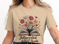 Introverted Discuss Books TShirt Book Lover Shirt Floral Book Design Introvert Gift Reader TShirt Bookworm Tee Bookish Shirt Graphic Tee – Everyday Comfort · Top Pick For Any Outfit
