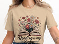 Reading is my Escape TShirt Book Lover Shirt Floral Book Tee Bookworm Gift Reader Tee Literary TShirt Daisy Flower Shirt Graphic Tee – Premium Graphic · Top Pick For Any Outfit