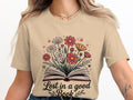 Lost in a Good Book TShirt Floral Book Lover Shirt Reading Shirt Bookworm Gift Cute Book Tee Cozy Reader Top Daisy Flower TShirt Graphic Tee – Everyday Comfort · Must-Have Style