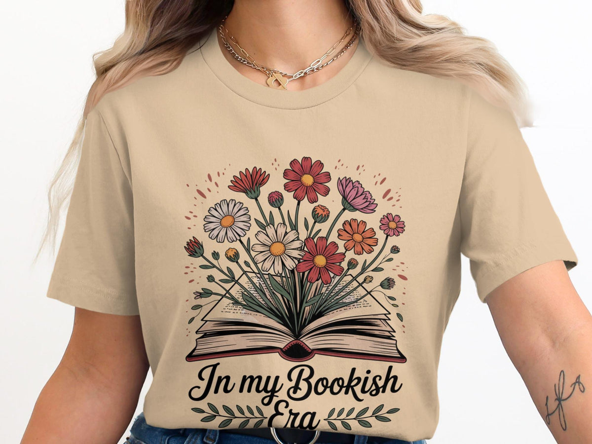 Bookish Era T Shirt Floral Reader Tee Book Lover Shirt Bookworm Gift Reading Lover Book Club Shirt Unique TShirt Gift for Her Graphic Tee – Cozy Vibes · Perfect For Daily Wear