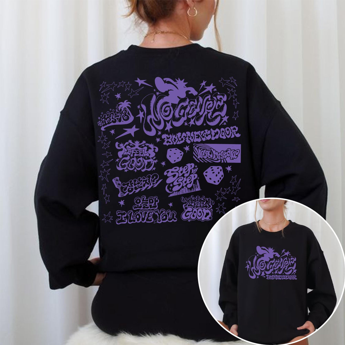Boynextdoor No Genre Tracklist Sweatshirt Boynextdoor I Feel Good Shirt Boynextdoor 1999 Album Shirt Boynextdoor Members Kpop Shirt Sweatshirt – Easygoing Wear · Great Gift For Fans