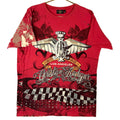 Y2K Christian Audigier TShirt Size XL Red All Over Print Studded Made In Usa Graphic Tee – Warm & Stylish · Trending Graphic Apparel