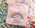 Third Grade Teacher Tee Shirt for Third Grade Crew Cute Early Childhood Education Major Gift for New Teaching Job Matching 3rd Grade Squad Graphic Tee – Cozy Vibes · Top Pick For Any Outfit