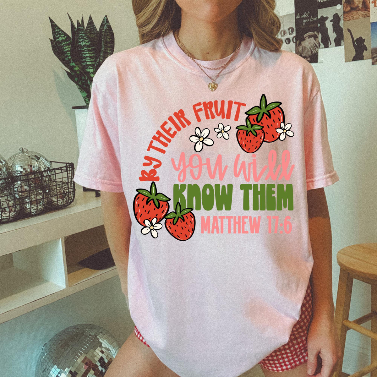 By Their Fruit Christian Streetwear Christian Apparel Jesus is King Faith Clothing Christian TShirt Christian Gift Graphic Tee – Everyday Comfort · Perfect For Daily Wear