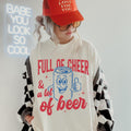 Full of Beer Shirt July 4th Tee Independence Day Shirt TShirt Usa Patriotic Tee 4th of July Party TShirt Trendy Usa Graphic Tee – Bold Style · High-Quality Print