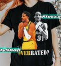 Limited Tyrese And Reggie Shirt Vintage Overrated Indiana Basketball Fan Tee Graphic Y2K T shirtGift For Woman and Man Unisex T Shirt Graphic Tee – Soft Feel · High-Quality Print