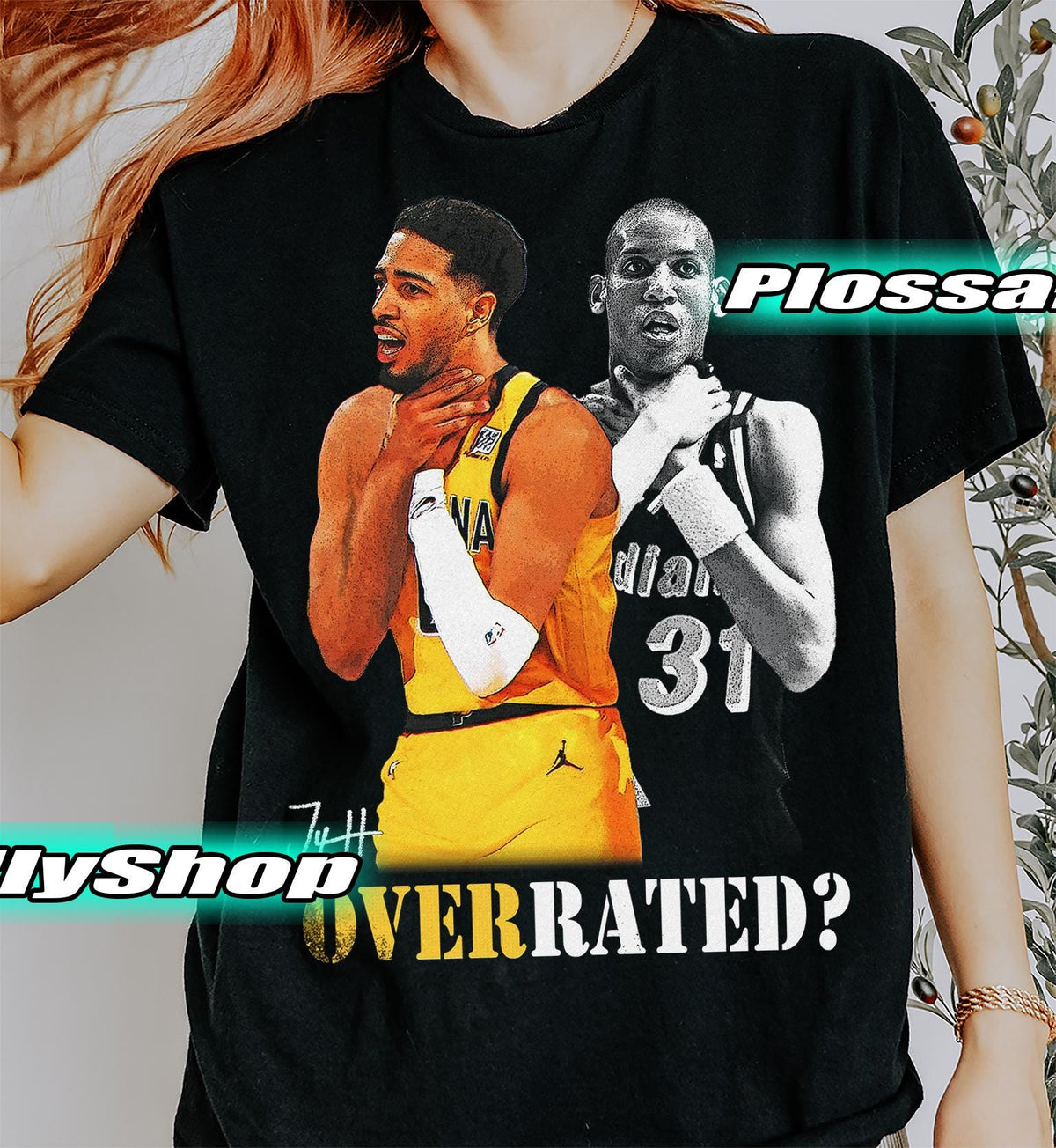 Limited Tyrese And Reggie Shirt Vintage Overrated Indiana Basketball Fan Tee Graphic Y2K T shirtGift For Woman and Man Unisex T Shirt Graphic Tee – Soft Feel · High-Quality Print