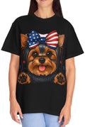 Patriotic Dog Shirt 4th of July Tee American Flag Pet Clothes Independence Day Puppy Top USA Red White Blue Canine Apparel Graphic Tee – Premium Graphic · Top Pick For Any Outfit