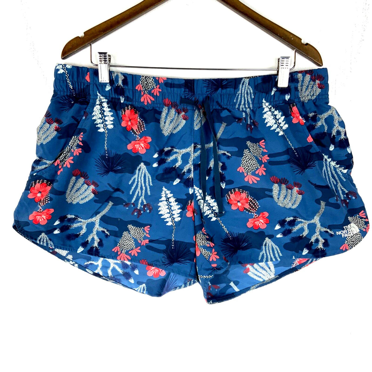 The North Face Women39s Shorts XL Blue Floral Graphic Tee – Aesthetic Look · Great Gift For Fans