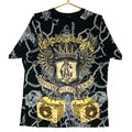 Y2K Christian Audigier TShirt XL Made Usa All Over Print Studded Skull Rings Graphic Tee – Everyday Comfort · High-Quality Print