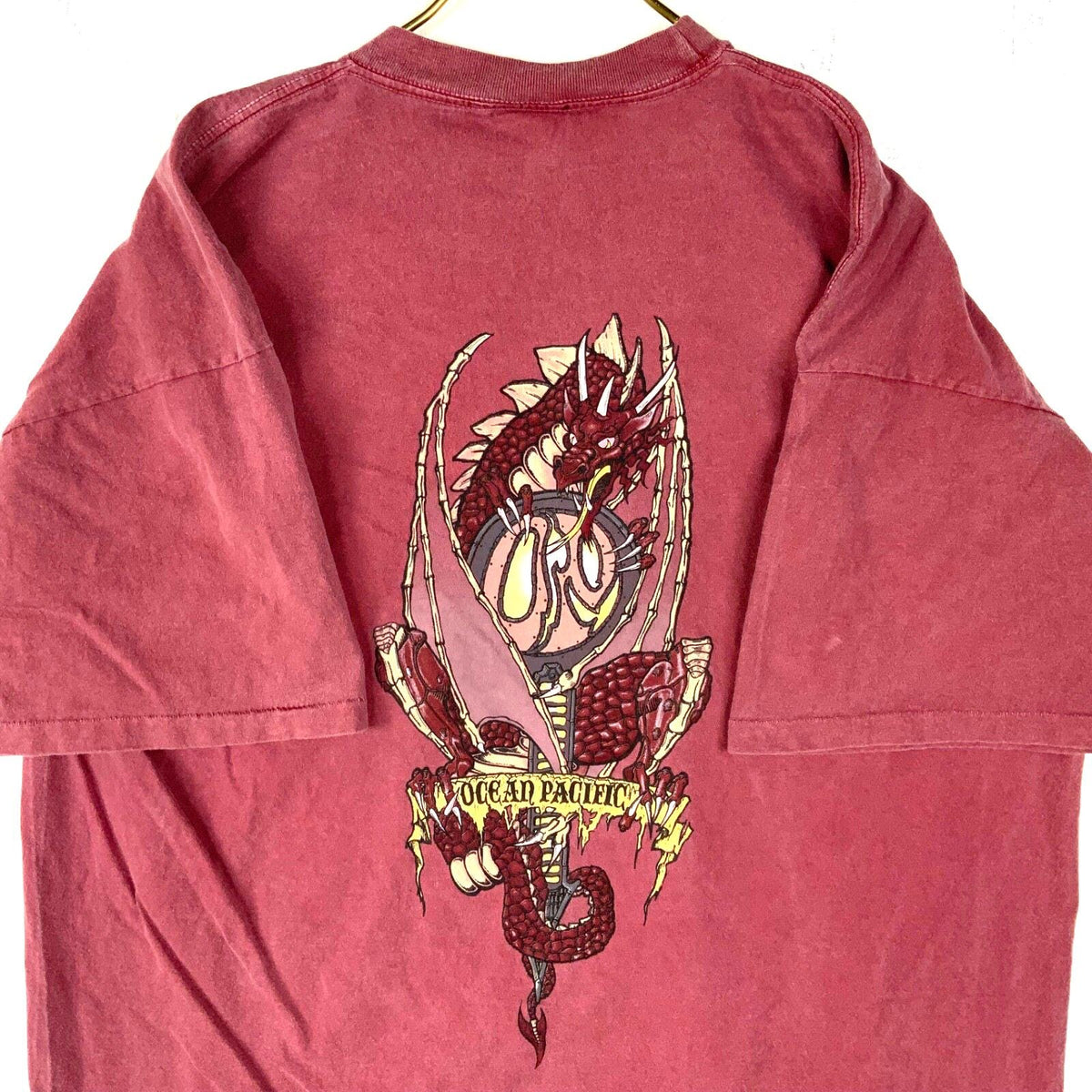 Vintage Ocean Pacific TShirt Size XL Red Made Usa Single Stitch Dragon 90s Graphic Tee – Easygoing Wear · Trending Graphic Apparel