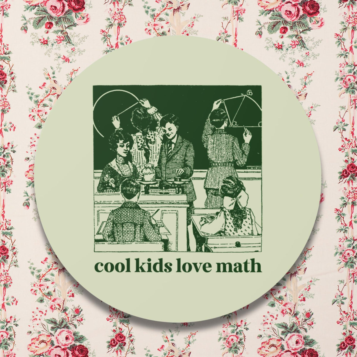 Math Teacher Sticker for Geometry Professor or Algebra Teacher Cool Kids Love Math Funny Saying Math Major Sticker Middle School Math Graphic Tee – Cozy Vibes · Trending Graphic Apparel