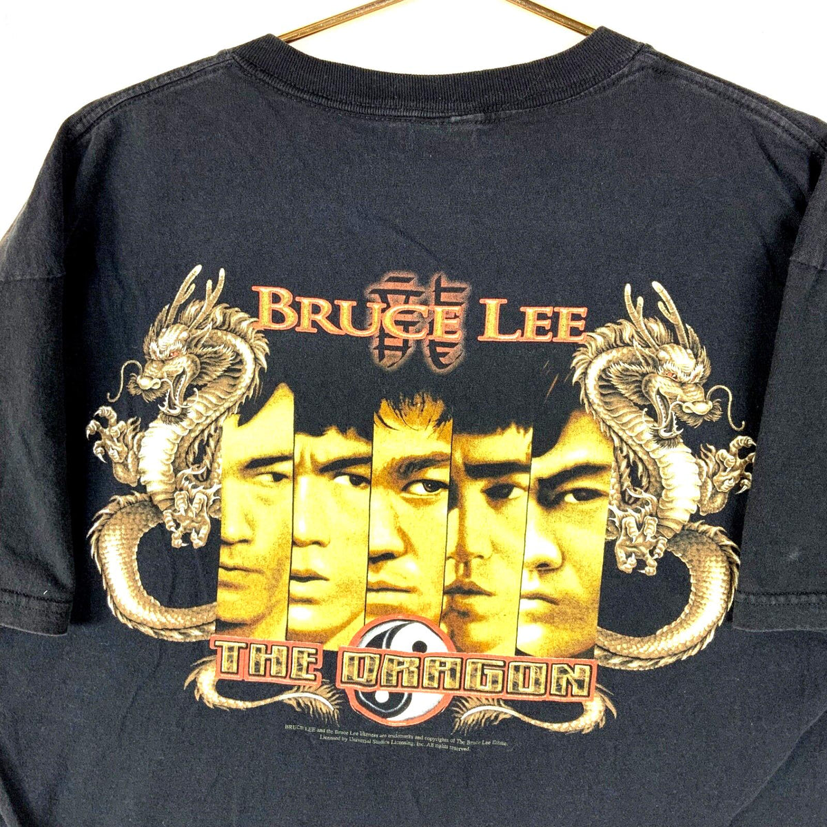 Vintage Bruce Lee Delta TShirt XL Black Double Sided The Dragon 1990s Graphic Tee – Soft Feel · Perfect For Daily Wear