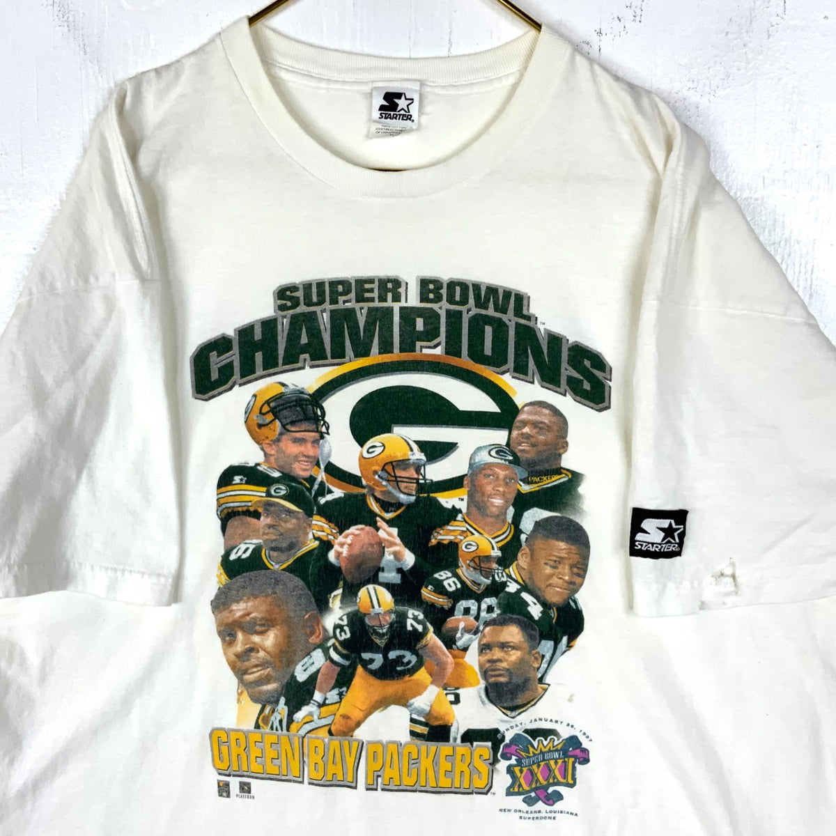 Vintage Green Bay Packers Starter Tshirt XL Nfl 1997 Super Bowl Champs 90s Graphic Tee – Feel-Good Design · Perfect For Daily Wear