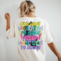 Motivational Shirt Positivity Shirt Mental Health Shirt Unisex Trendy Aesthetic Oversized Graphic Tee Motivational Tee Graphic Tee – Premium Graphic · Great Gift For Fans