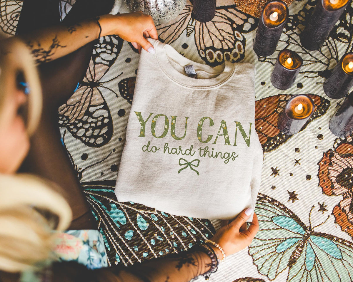 Floral Testing Day Sweatshirt for Third Grade Teacher You Can Do Hard Things Teacher Crewneck for First Grade Crew or Second Grade Team Sweatshirt – Cozy Vibes · Great Gift For Fans