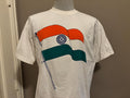 Vintage 90s India Country Flag Patriotic Tshirt XL Graphic Tee – Aesthetic Look · Must-Have Style