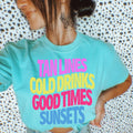 Sunshine Tan Lines Summer Shirt Summer Summer Tee Shirt Summer Vibes Trendy Tee Girly Summer Beach Shirt Beachy Tee Graphic Tee – Feel-Good Design · Trending Graphic Apparel