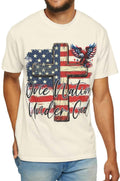 Patriotic Cross T Shirt One Nation Under God Tee 4th of July shirt Christian Shirt Unisex Casual Wear Patriot shirt July 4th shirt Graphic Tee – Everyday Comfort · Perfect For Daily Wear