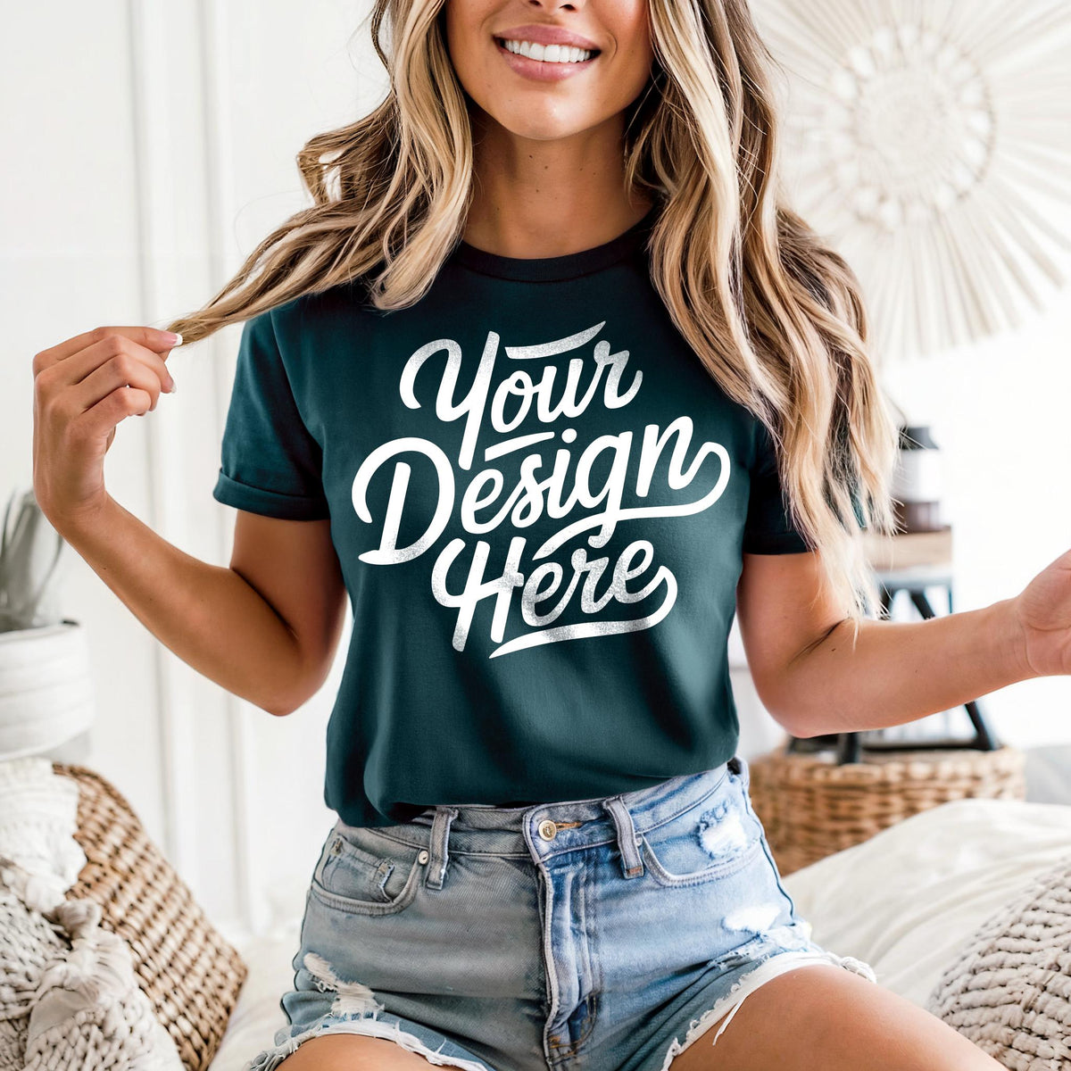 Atlantic Bella Canvas 3001 Shirt Mockup T shirt Mockup 3001 Bella Canvas Shirt Model Mockup Shirt Mockup Bella Canvas Atlantic Shirt Graphic Tee – Everyday Comfort · High-Quality Print