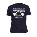 Gift for New Grandpa Gift Awesome Gramps Shirt This is What an Awesome Gramps Looks Like Gift for gramps tshirt Grandpa Birthday OS342 Graphic Tee – Warm & Stylish · Trending Graphic Apparel