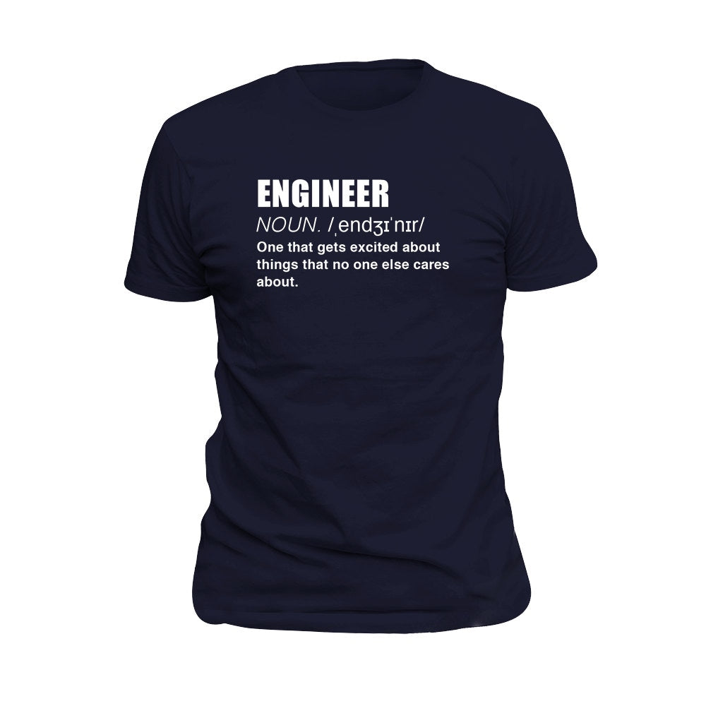 Coder Gift Funny Engineer Gift Boyfriend Gift Birthday Gift For Him Nerd Gift Funny Engineer Shirt Engineer Definition OS160 Graphic Tee – Warm & Stylish · Perfect For Daily Wear
