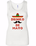drinko de mayo tank top cinco de mayo tank sombrero and mustache tank girls drinking tank top Mexican holiday tank may 5th tank party OS329 Tank Top – Fan Favorite · Perfect For Daily Wear